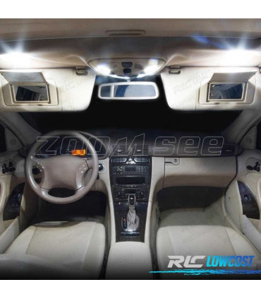 KIT 14 AMPOULES LED INTÉRIEUR POUR MERCEDES CLK W208 CLK320 CLK430 COUPÉ CABRIOLET 98-02