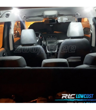 KIT 15 AMPOULES LED INTÉRIEUR POUR SKODA FABIA 2 MK2 MK II BERLINE 08-14