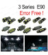KIT 15 AMPOULES LED INTÉRIEUR BMW E90 BERLINE 320D 320D XDRIVE 320XD 325D 325I 325XI 05-11