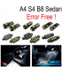KIT 15 AMPOULES LED INTÉRIEUR AUDI A4 S4 B8 SALOON BERLINE 09-15