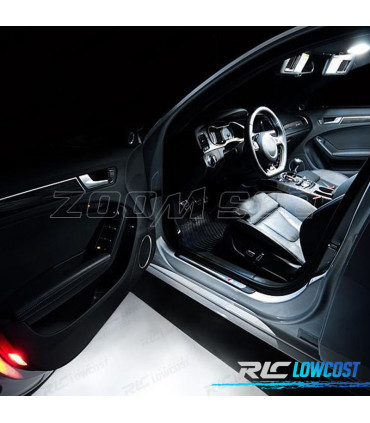 KIT 15 AMPOULES LED INTÉRIEUR POUR AUDI A4 S4 B8 SALOON BERLINE 09-15