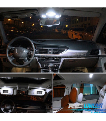 KIT 14 AMPOULES LED INTÉRIEUR AUDI A6 S6 RS6 C7 BERLINE 12-17