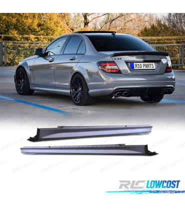 BAS DE CAISSE MERCEDES CLASSE C W204 LOOK AMG C63