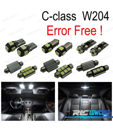KIT 19 AMPOULES LED INTÉRIEUR POUR MERCEDES CLASSE ML W163 ML320 ML350 ML430 ML500 98-05