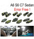 KIT 16 AMPOULES LED INTÉRIEUR AUDI A6 S6 RS6 C7 BERLINE 12-17