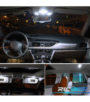 KIT 16 AMPOULES LED INTÉRIEUR AUDI A6 S6 RS6 C7 BERLINE 12-17