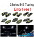 KIT 18 AMPOULES LED INTÉRIEUR POUR BMW SÉRIE 3 E46 WAGON TOURING 316I 318I 320I 323I 325I 328I 330I 99-05