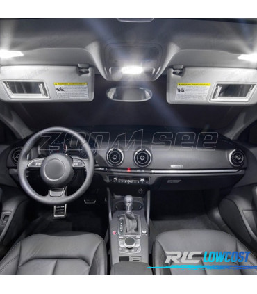KIT 15 AMPOULES LED INTÉRIEUR AUDI A3 S3 8 V BERLINE QUATTRO SPORTBACK LIMOUSINE 14-
