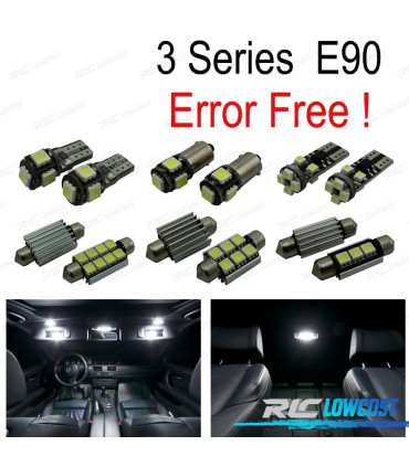 KIT 17 AMPOULES LED INTÉRIEUR POUR BMW SÉRIE 3 E90 BERLINE 330XD 330D XDRIVE 330I 330XI 335D M3 05-11