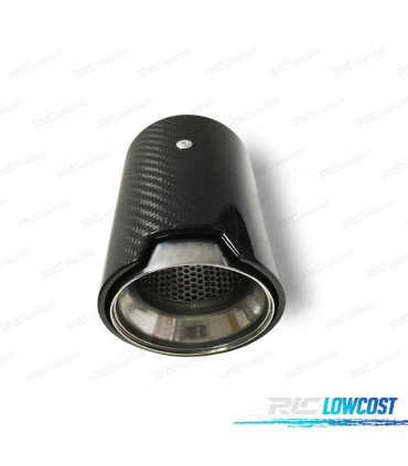 EMBOUT D'ÉCHAPPEMENT BMW LOOK M CARBONE