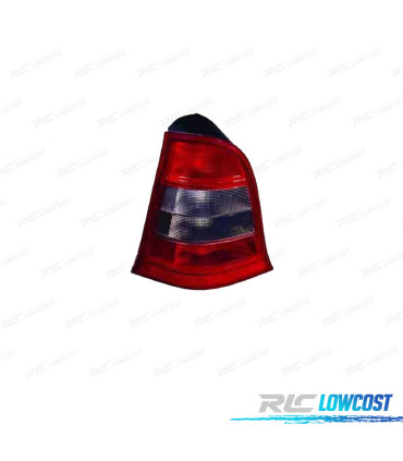 FEUX ARRIÈRE GAUCHE POUR MERCEDES CLASSE A W168 97-01 FUMÉ ROUGE