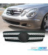 CALANDRE TYPE AMG MERCEDES E W211 02-06 NOIR CHROMÉ