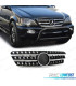 CALANDRE MERCEDES ML W163 98-05 NOIR CHROMÉ