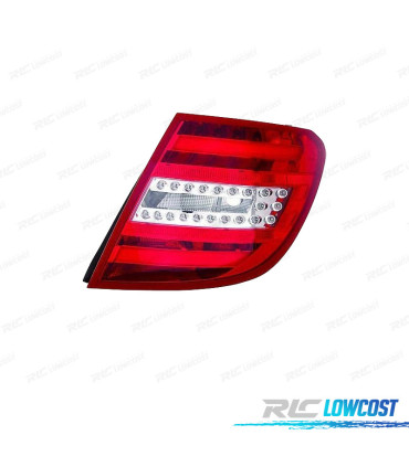 FEUX ARRIÈRE DROIT POUR MERCEDES CLASSE C W204 KOMBI 10-14 LED BLANC ROUGE