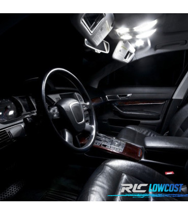 KIT 18 AMPOULES LED INTÉRIEUR AUDI A6 S6 RS6 C6 AVANT 2005-2011