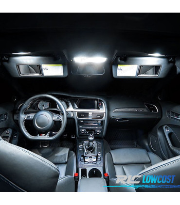 KIT 18 AMPOULES LED INTÉRIEUR AUDI A4 S4 B8 AVANT 09-15