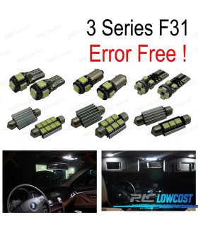 KIT 13 AMPOULES LED INTÉRIEUR BMW SÉRIE 3 F31 WAGON TOURING 318I 320I 328I 330I 335D 335I 340I XDRIVE 12-