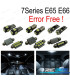 KIT 20 AMPOULES LED INTÉRIEUR BMW SÉRIE 7 E65 E66 745Li 750Li 760Li 745i 750i 2002-2008