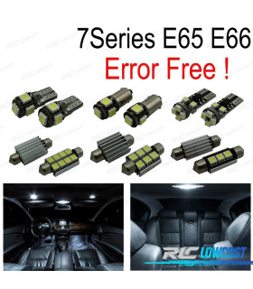 KIT 20 AMPOULES LED INTÉRIEUR BMW SÉRIE 7 E65 E66 745Li 750Li 760Li 745i 750i 2002-2008