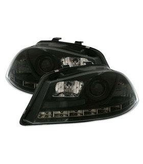 PHARES SEAT IBIZA CORDOBA 6L 02-08 DRL NOIR