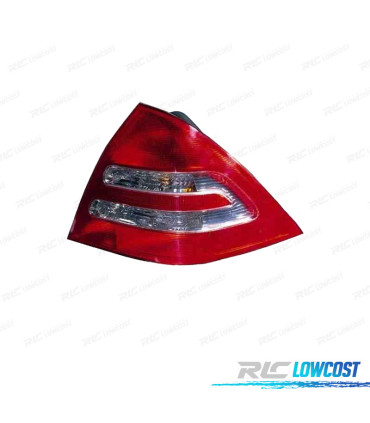 FEUX ARRIÈRE DROIT POUR MERCEDES CLASSE C W203 BERLINE 00-04 BLANC ROUGE