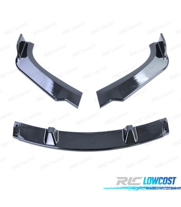 SPOILER LAME AVANT BMW E90 E91 08-13 NOIR BRILLANT