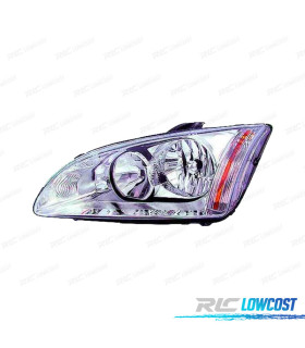 PHARE GAUCHE FORD FOCUS II 04-08 FOND CHROMÉ