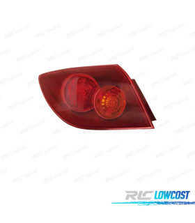 FEUX ARRIÈRE GAUCHE POUR MAZDA 3 HATCHBACK 5P 03-09 ROUGE