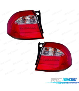 FEUX ARRIÈRE KIA RIO HATCHBACK 3 5P 12- BLANC ROUGE
