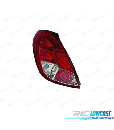 FEUX ARRIÈRE GAUCHE POUR HYUNDAI I20 12-15 BLANC ROUGE