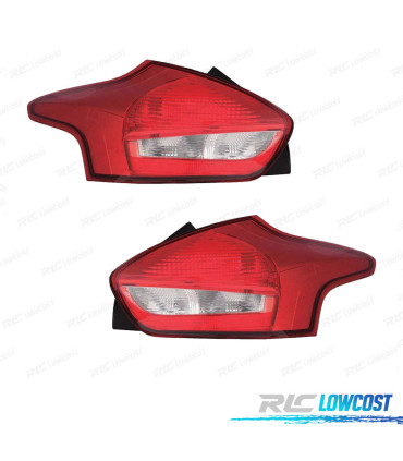 FEUX ARRIÈRE POUR FORD FOCUS RESTYLING 5P 14-17 LED