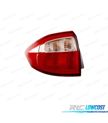 FEUX ARRIÈRE GAUCHE POUR FORD FOCUS C-MAX 10-15 BLANC ROUGE