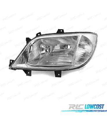 PHARE GAUCHE MERCEDES SPRINTER 00-02 ANTIBROUILLARD INTEGRÉ