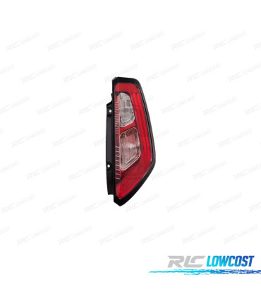 FEUX ARRIÈRE DROIT POUR FIAT PUNTO EVO 09- LED CONTOUR NOIR