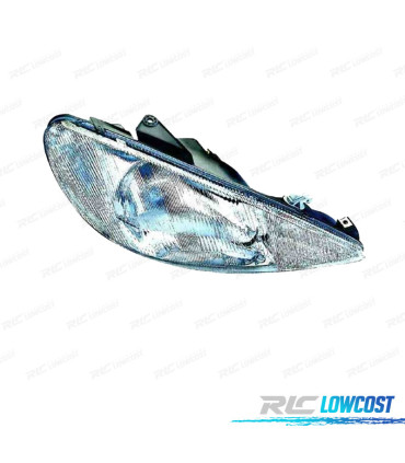 PHARE DROIT POUR PEUGEOT 206 98-09 H4