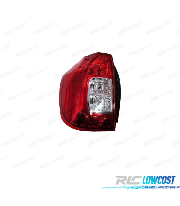 FEUX ARRIÈRE GAUCHE POUR DACIA LOGAN II MCV 13-18 BLANC ROUGE