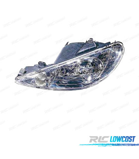 PHARE GAUCHE PEUGEOT 206 98-09 H7+H7