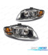 PHARES POUR AUDI A4 04-07 AMBRE