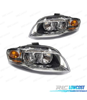 PHARES POUR AUDI A4 04-07 AMBRE