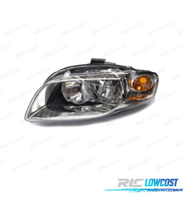 PHARE GAUCHE POUR AUDI A4 04-07 AMBRE