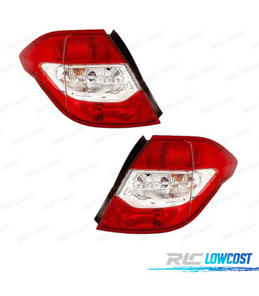 FEUX ARRIÈRE POUR CITROEN C4 5P 10-15 BLANC ROUGE