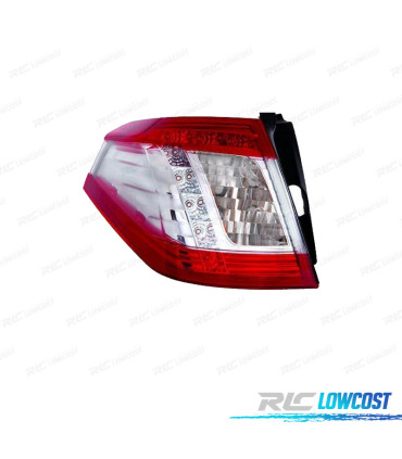 FEUX ARRIÈRE GAUCHE POUR PEUGEOT 508 11-14 STATION WAGON LED BLANC ROUGE