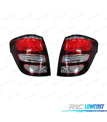 FEUX ARRIÈRE POUR CITROEN C3 RESTYLING 13-16 BLANC ROUGE