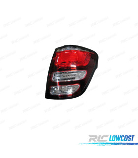 FEUX ARRIÈRE DROIT POUR CITROEN C3 RESTYLING 13-16 BLANC ROUGE