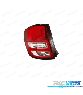 FEUX ARRIÈRE GAUCHE POUR CITROEN C3 10-13 BLANC ROUGE