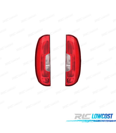 FEUX ARRIÈRE FIAT DOBLO 1P 15-21 BLANC ROUGE