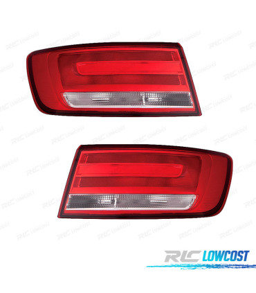 FEUX ARRIÈRE AUDI A4 BERLINE 15-20 BLANC ROUGE