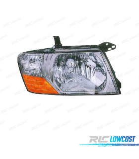 PHARE DROIT MITSUBISHI MONTERO PAJERO 03-06 FOND CHROME H4