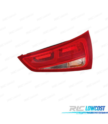 FEUX ARRIÈRE DROIT POUR AUDI A1 SPORTBACK 10-14 LED BLANC ROUGE