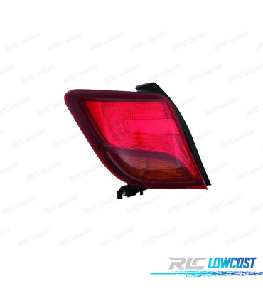 FEUX ARRIÈRE GAUCHE POUR TOYOTA YARIS 5P 14- ROUGE